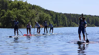 Тренировка к гонке Zavidovo SUP Challenge c Дмитрием Богомоловым
