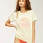 Футболка женская Billabong surfadelic зеленая