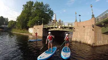 SUP-прогулка в Санкт-Петербурге "Спас на крови"