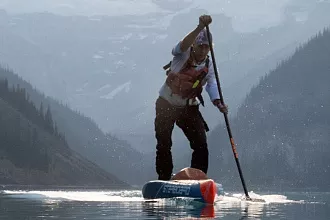 Жесткий сапборд Starboard SUP Sprint Expedition Blue Carbon 14'0" x 27.5" (2025) вид 5