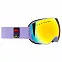 Детская горнолыжная маска LUCKYBOO - FUTURE фиолетовая (one size)