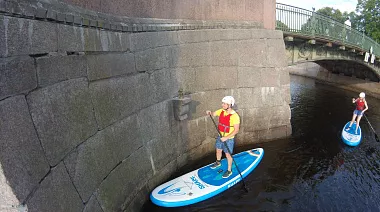 SUP-прогулка в Санкт-Петербурге "Спас на крови"