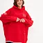 Худи женское Береги флисовое ЦВЕТОК ЖИЗНИ one size