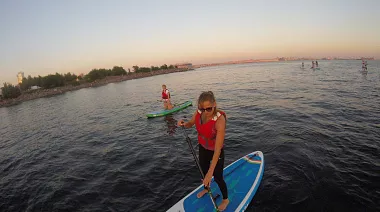 SUP-прогулка в Санкт-Петербурге ''Парк 300летия"
