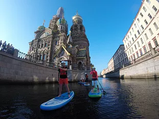 SUP-прогулка в Санкт-Петербурге "Спас на крови"