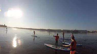 SUP-прогулка в Санкт-Петербурге ''Аврора"