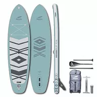 Доска SUP надувная Indiana 10'6 Family Pack misty blue с трехчастным веслом 30% карбон-стеклопластик (2025)