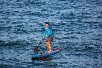 Жесткий сапборд Starboard Generation Blue Carbon 12'6" x 28" (2025) вид 11