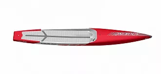 Сап-доска жесткая AQUA INC. Flatwater EVO 14'0"x22" carbon white/red (2024) вид 2