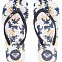 Обувь пляжная женская ROXY To The Sea Ditsy navy/white вид 2