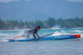 Жесткий сап Starboard Gen R Blue Carbon 14'0" х 25" вид 13