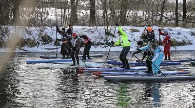 Соревнования ЗЫ-ЗЫ-ЗЫ SUP-challenge Конаково декабрь