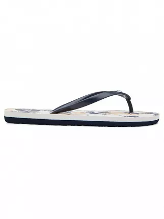 Обувь пляжная женская ROXY To The Sea Ditsy navy/white вид 4