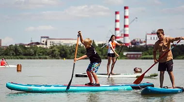 Открытые любительские соревнования по SUP в Краснодаре Sup Around