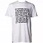 Мужская хлопковая футболка Starboard Mens Finger Print Tee White