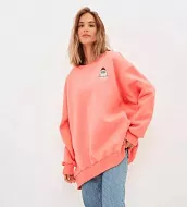 Свитшот унисекс Береги Нерпа one size Лососевый