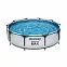Бассейн каркасный круглый Bestway 56408 Steel Pro Max 305х76 4678л
