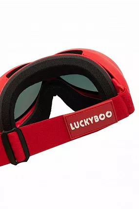 Детская горнолыжная маска LUCKYBOO L3 красный (one size) вид 2