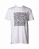 Мужская хлопковая футболка Starboard Mens Finger Print Tee White