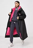 Парка TORTUGA TEAMLINE fit (Черный/Фуксия)