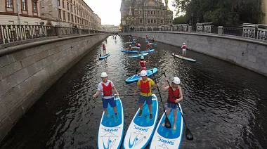 SUP-прогулка в Санкт-Петербурге "Спас на крови"