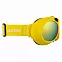Детская горнолыжная маска LUCKYBOO L3 желтый (one size)