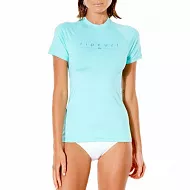 Гидрофутболка Rip Curl женская GOLDEN RAYS S/SL UV LIGHT AQUA