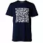 Футболка Starboard Mens Finger Print Tee Navy/White