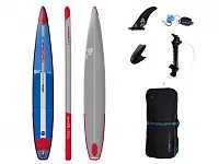 Надувная детская SUP доска Starboard 12'6”х21”х4.75” SUP Kid Racer Deluxe SC (2022/2023)