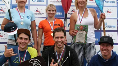 SUP на Кубке Президента по гребле на байдарках и каноэ