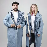 Мембранная парка унисек Red Paddle Pro Change Jacket Evo с капюшоном голубая