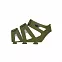Крепление для вейкборда фиксаторы Jobe 18 EVO Skins Dessert Green (пара), размер S