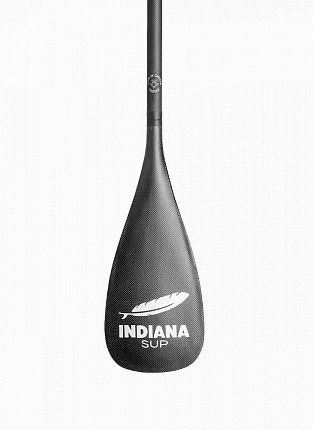 Весло для сап карбоновое 100% Indiana цельное 81 In2 с чехлом (2025) вид 6