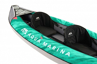Каяк надувной трехместный с веслами Aqua Marina Laxo-380 (2023) вид 3