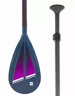Весло SUP карбоновое разборное RED PADDLE Hybrid Tough Purple 2024