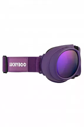 Детская горнолыжная маска LUCKYBOO L3 фиолетовый (one size)