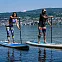Доска SUP надувная Indiana 10'6 Family Pack misty blue с трехчастным веслом 30% карбон-стеклопластик (2025) вид 8