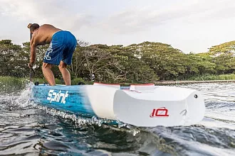 Жесткий SUP Starboard Sprint Carbon Sandwich 14'0" х 25.5" с чехлом вид 8