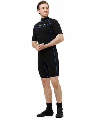 Костюм неопреновый мужской SUP face YMT39 2.5 мм, короткий вид 3