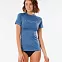 Гидрофутболка Rip Curl женская GOLDEN RAYS S/SL UV синяя