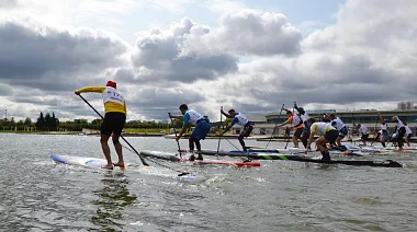 Тренировка к гонке Zavidovo SUP Challenge c Леонидом Тильшем