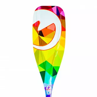 Весло SUP неразборное регулируемое AQUA INC. Ammolite 84 карбон 60% (2025) вид 7