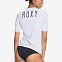Гидрофутболка женская ROXY с коротким рукавом Enjoy Waves UPF 50 белая вид 1