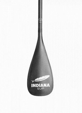 Весло для сап карбоновое 100% Indiana двухчастное (2-Piece) 95 In2 с чехлом (2025) вид 8