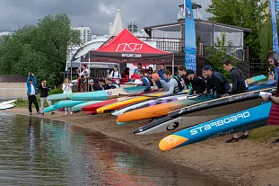 Чемпионат Москвы по SUP 2022 в Строгино