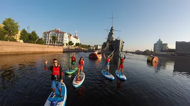 SUP-прогулка в Санкт-Петербурге ''Аврора"