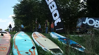 SUP-доски на субботнике «Жизнь в городе»