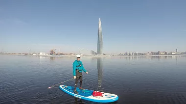 SUP-прогулка в Санкт-Петербурге ''Парк 300летия"