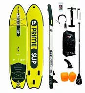 Сапборд надувной SUP Prime 12'4"x33"x6" Trip yellow (2025)