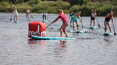 Тренировка к гонке Zavidovo SUP Challenge c Юлией Рябовой
